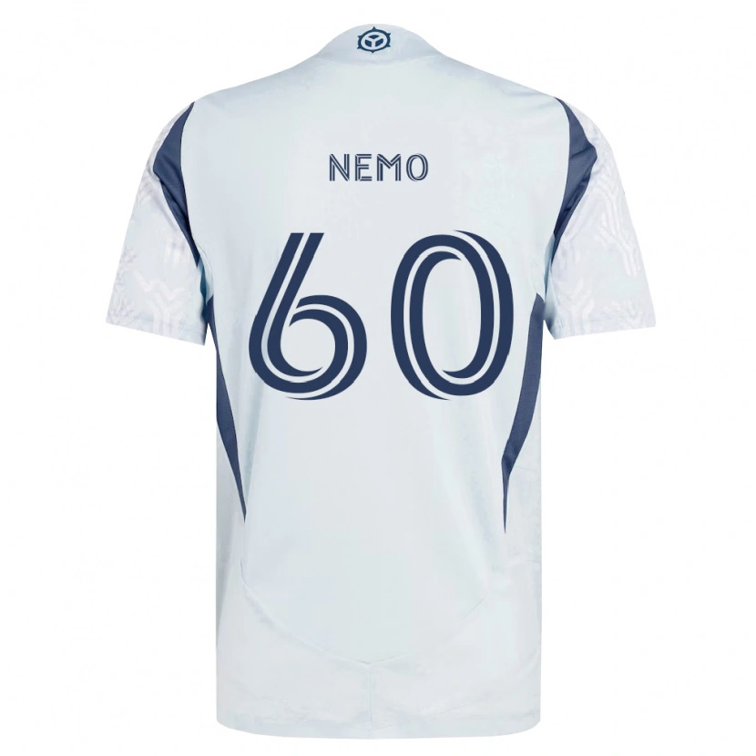 Danxen Damen Jason Nemo #60 Blau Grau Weiß Auswärtstrikot Trikot 2026/27 T-Shirt Österreich