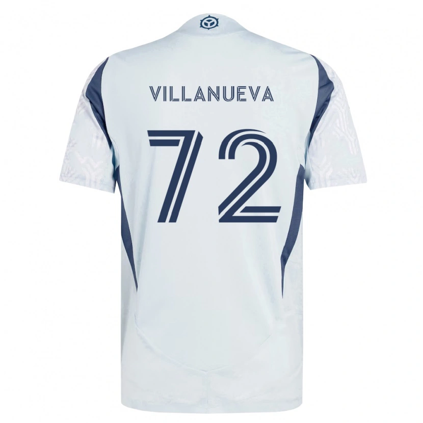 Danxen Damen Damyan Villanueva #72 Blau Grau Weiß Auswärtstrikot Trikot 2026/27 T-Shirt Österreich