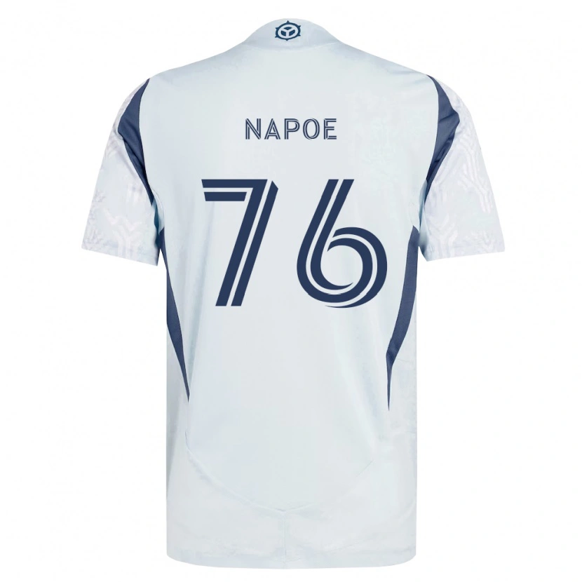 Danxen Damen Milan Napoe #76 Blau Grau Weiß Auswärtstrikot Trikot 2026/27 T-Shirt Österreich