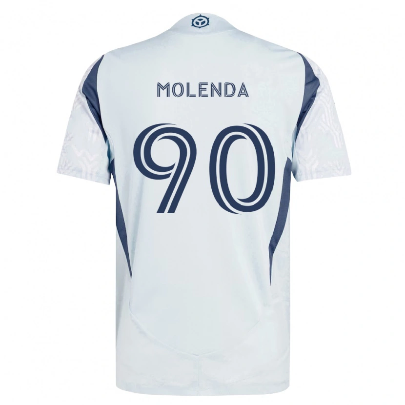 Danxen Damen David Molenda #90 Blau Grau Weiß Auswärtstrikot Trikot 2026/27 T-Shirt Österreich
