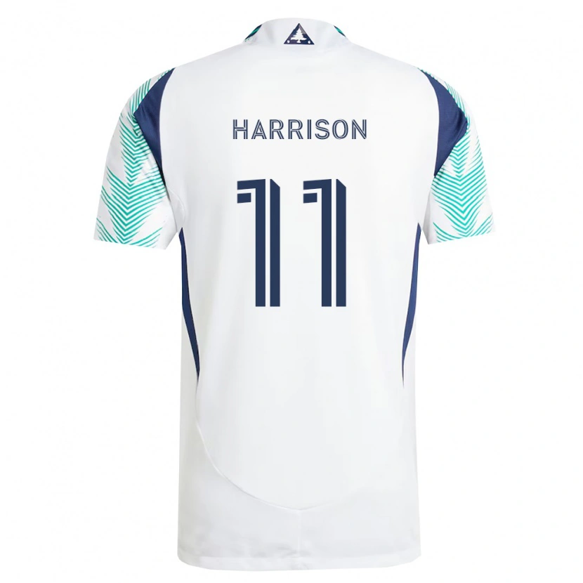 Danxen Damen Jack Harrison #11 Weiß Marineblau Hellgrün Auswärtstrikot Trikot 2026/27 T-Shirt Österreich