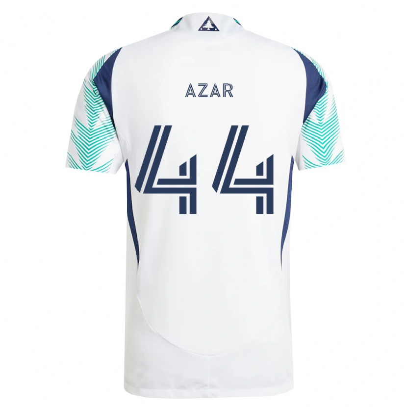 Danxen Damen Logan Azar #44 Weiß Marineblau Hellgrün Auswärtstrikot Trikot 2026/27 T-Shirt Österreich