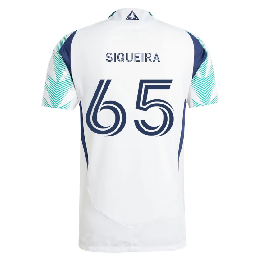 Danxen Damen Judah Siqueira #65 Weiß Marineblau Hellgrün Auswärtstrikot Trikot 2026/27 T-Shirt Österreich