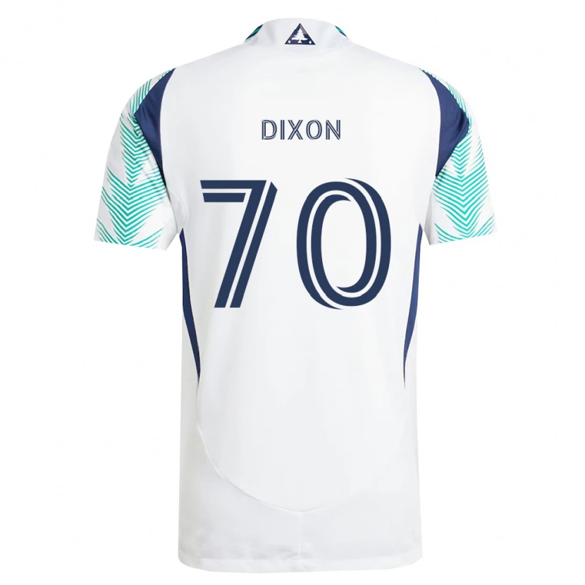 Danxen Damen Daniel Dixon #70 Weiß Marineblau Hellgrün Auswärtstrikot Trikot 2026/27 T-Shirt Österreich