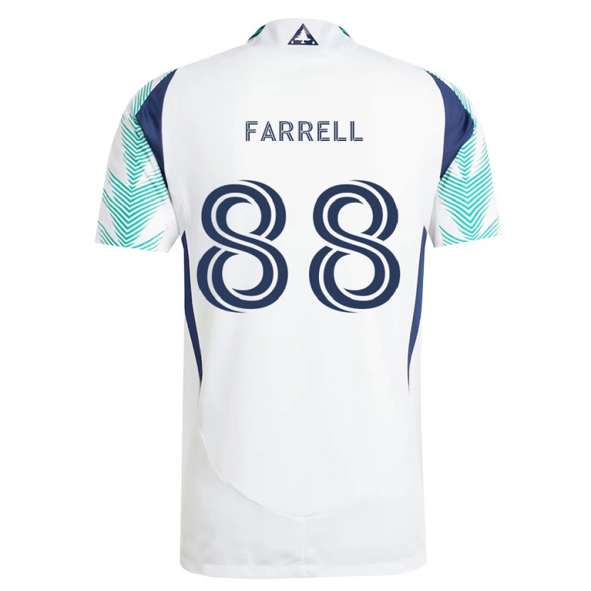 Danxen Damen Andrew Farrell #88 Weiß Marineblau Hellgrün Auswärtstrikot Trikot 2026/27 T-Shirt Österreich