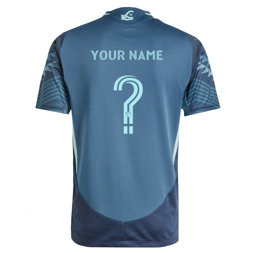 Danxen Damen Ihren Namen #0 Marineblau Grün Auswärtstrikot Trikot 2026/27 T-Shirt Österreich