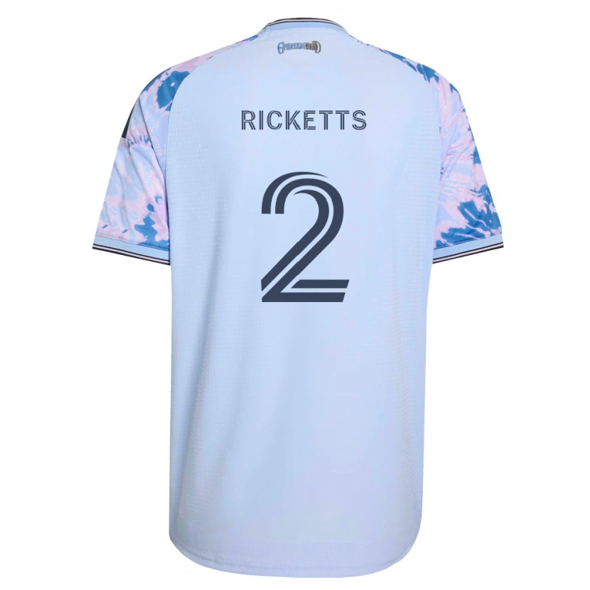 Danxen Damen Jamar Ricketts #2 Königsblau Weiß Schwarz Auswärtstrikot Trikot 2026/27 T-Shirt Österreich