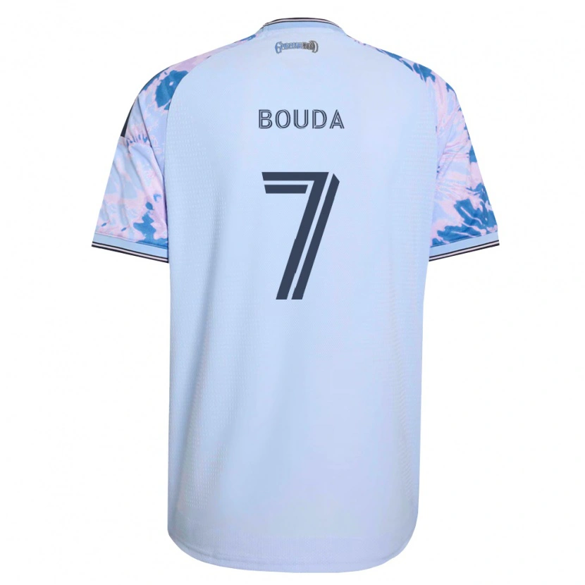 Danxen Damen Ousseni Bouda #7 Königsblau Weiß Schwarz Auswärtstrikot Trikot 2026/27 T-Shirt Österreich