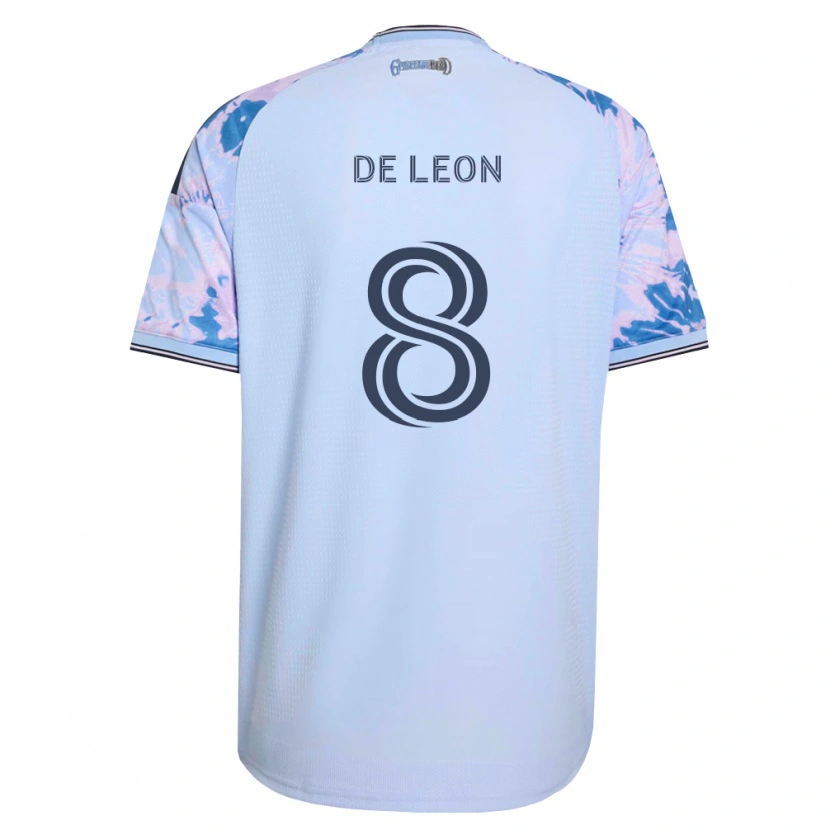 Danxen Damen Brandon De Leon #8 Königsblau Weiß Schwarz Auswärtstrikot Trikot 2026/27 T-Shirt Österreich