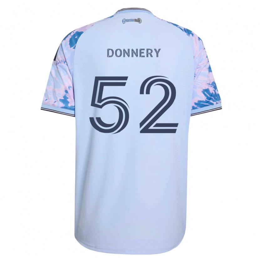 Danxen Damen Julian Donnery #52 Königsblau Weiß Schwarz Auswärtstrikot Trikot 2026/27 T-Shirt Österreich