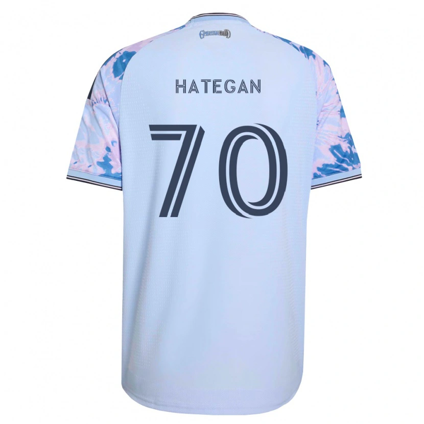 Danxen Damen Roberto Hategan #70 Königsblau Weiß Schwarz Auswärtstrikot Trikot 2026/27 T-Shirt Österreich