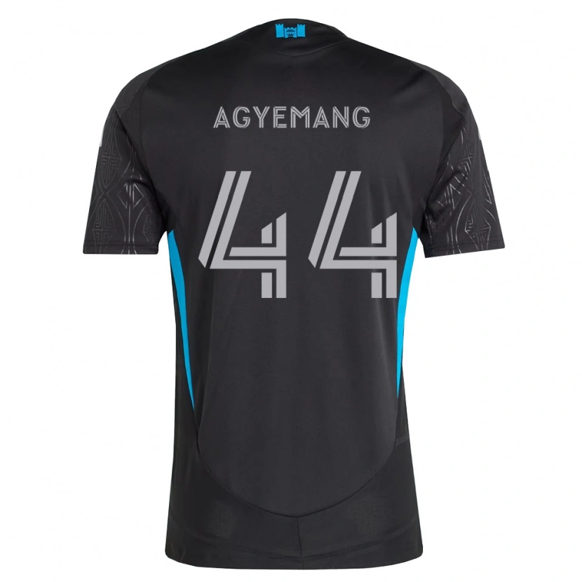 Danxen Damen Morrison Agyemang #44 Schwarz Weiß Himmelblau Auswärtstrikot Trikot 2026/27 T-Shirt Österreich