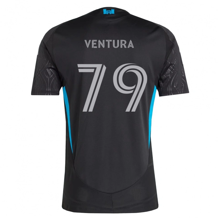 Danxen Damen Sebastian Ventura #79 Schwarz Weiß Himmelblau Auswärtstrikot Trikot 2026/27 T-Shirt Österreich