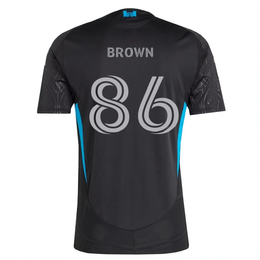 Danxen Damen Daniel Brown #86 Schwarz Weiß Himmelblau Auswärtstrikot Trikot 2026/27 T-Shirt Österreich