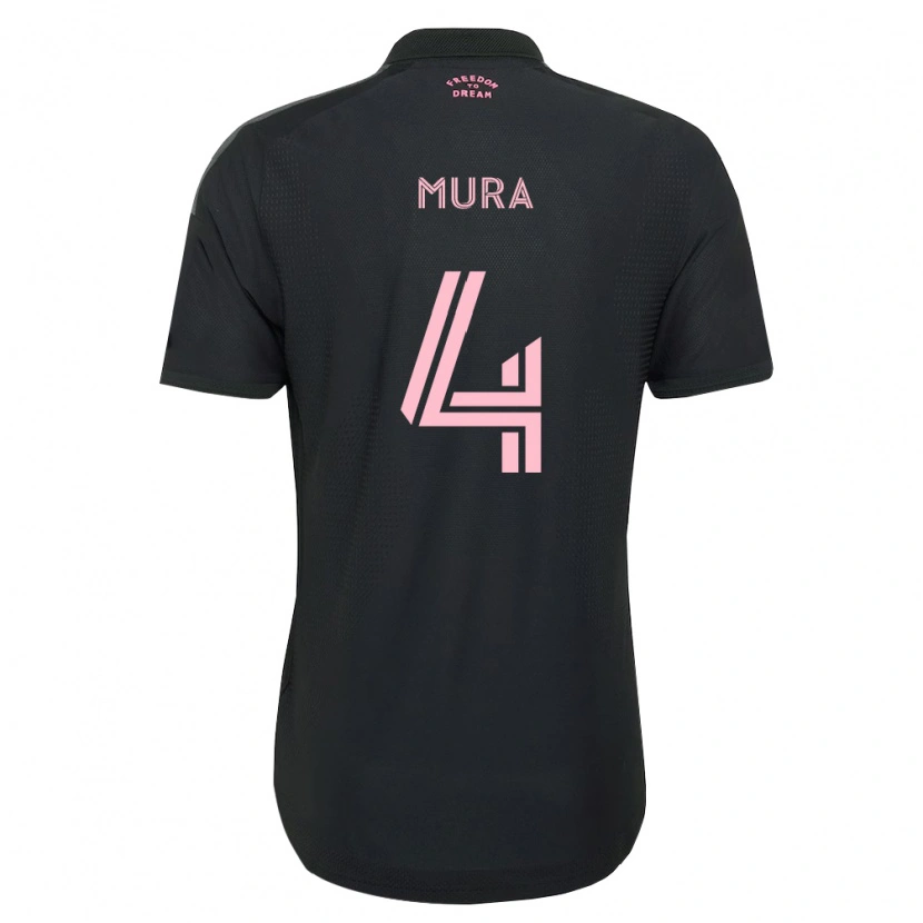 Danxen Damen Facundo Mura #4 Pink Schwarz Weiß Auswärtstrikot Trikot 2026/27 T-Shirt Österreich