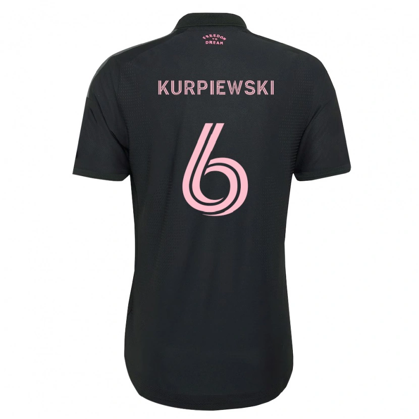 Danxen Damen Ethan Kurpiewski #6 Pink Schwarz Weiß Auswärtstrikot Trikot 2026/27 T-Shirt Österreich