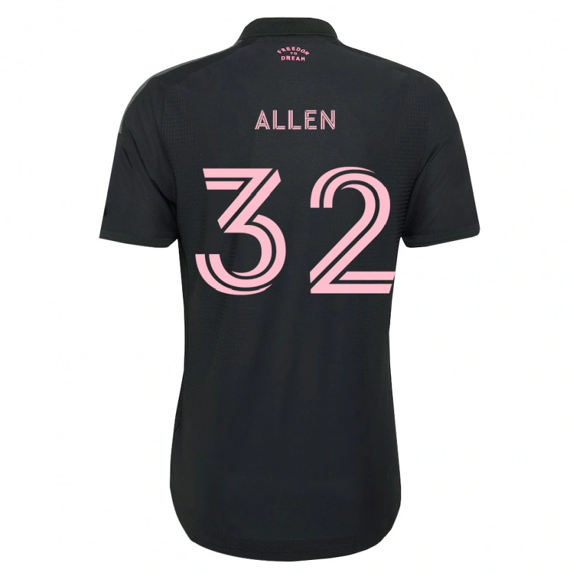 Danxen Damen Noah Allen #32 Pink Schwarz Weiß Auswärtstrikot Trikot 2026/27 T-Shirt Österreich
