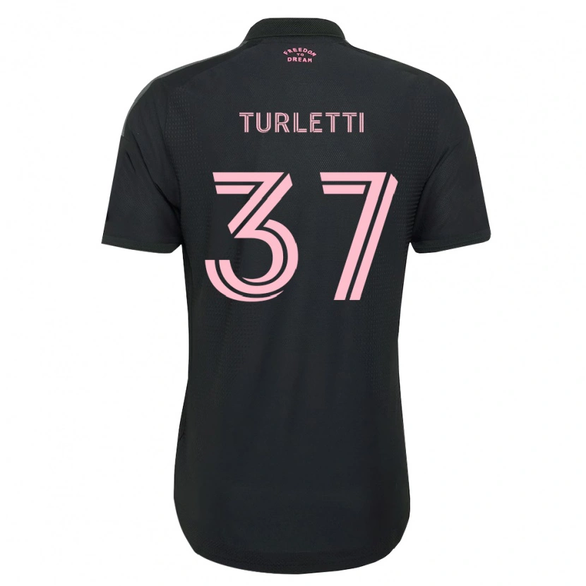 Danxen Damen Mateo Turletti #37 Pink Schwarz Weiß Auswärtstrikot Trikot 2026/27 T-Shirt Österreich