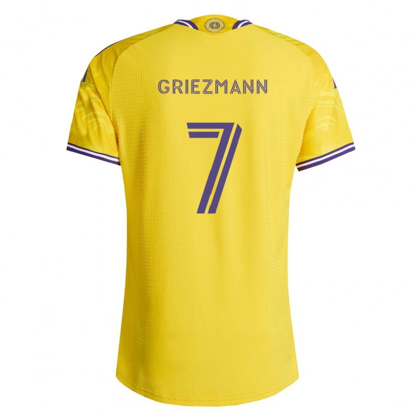 Danxen Damen Antoine Griezmann #7 Gelb Violett Auswärtstrikot Trikot 2026/27 T-Shirt Österreich