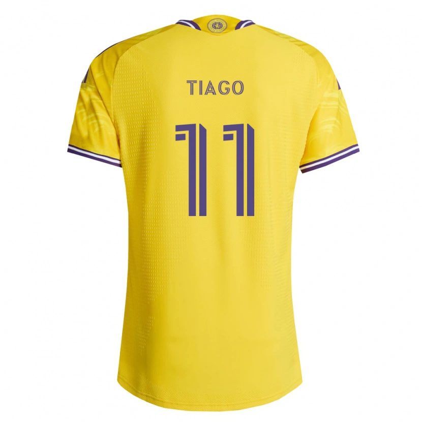 Danxen Damen Tiago Souza De Jesus Carvalho #11 Gelb Violett Auswärtstrikot Trikot 2026/27 T-Shirt Österreich
