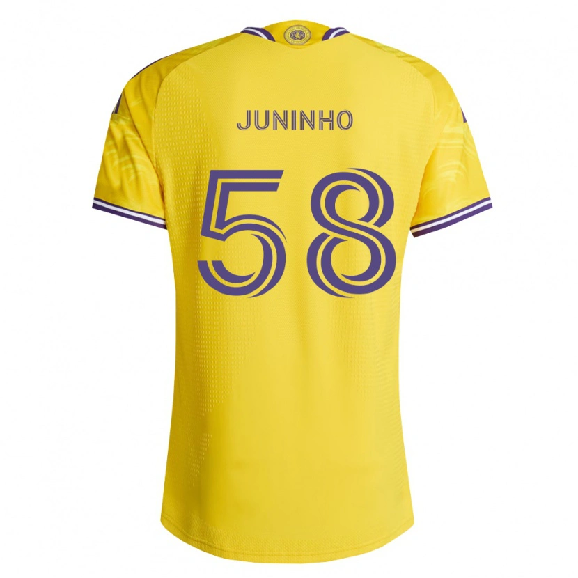 Danxen Damen Juninho #58 Gelb Violett Auswärtstrikot Trikot 2026/27 T-Shirt Österreich