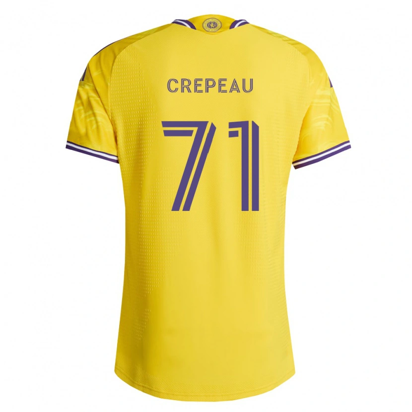 Danxen Damen Maxime Crépeau #71 Gelb Violett Auswärtstrikot Trikot 2026/27 T-Shirt Österreich