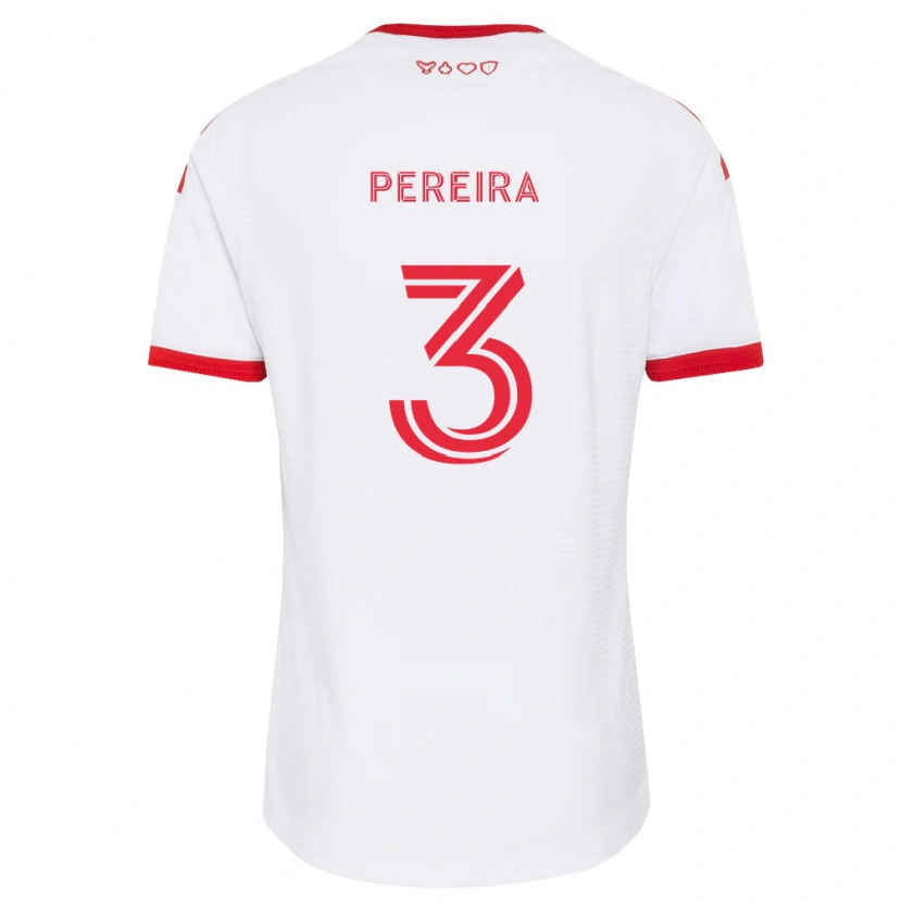 Danxen Damen Matheus Pereira #3 Weiß Rot Schwarz Auswärtstrikot Trikot 2026/27 T-Shirt Österreich