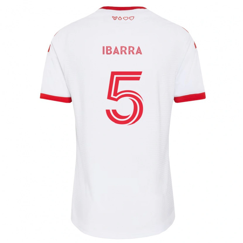 Danxen Damen Franco Ibarra #5 Weiß Rot Schwarz Auswärtstrikot Trikot 2026/27 T-Shirt Österreich