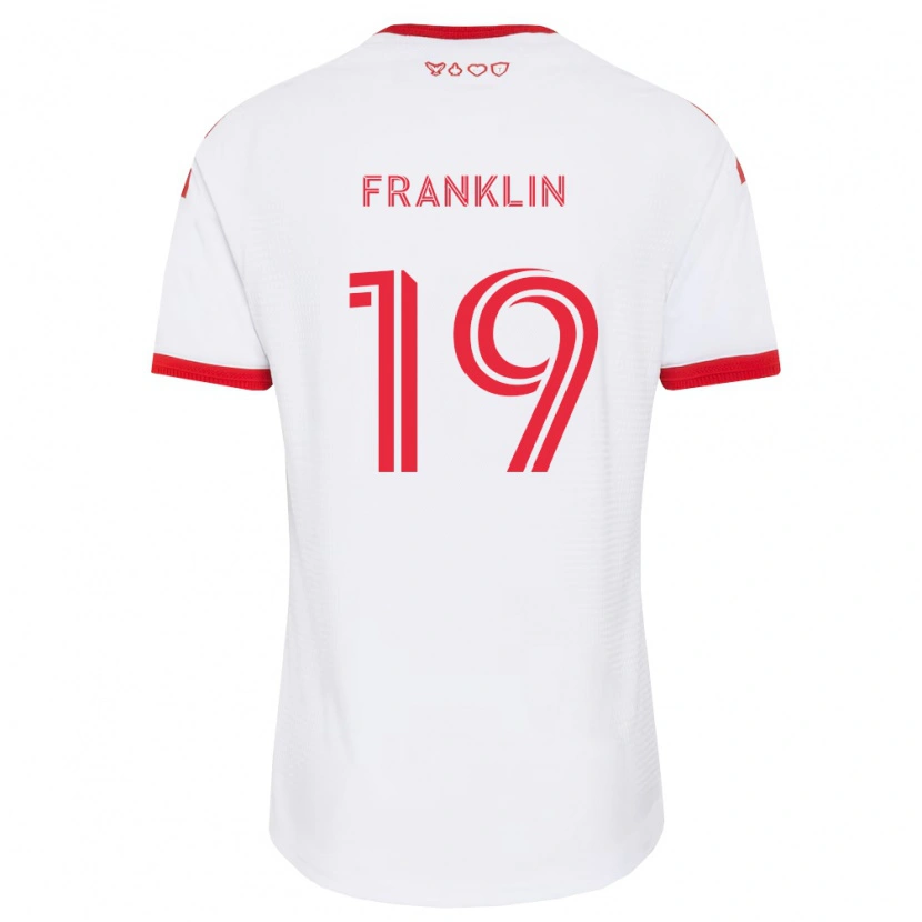 Danxen Damen Kobe Franklin #19 Weiß Rot Schwarz Auswärtstrikot Trikot 2026/27 T-Shirt Österreich