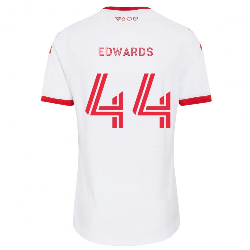 Danxen Damen Raheem Edwards #44 Weiß Rot Schwarz Auswärtstrikot Trikot 2026/27 T-Shirt Österreich