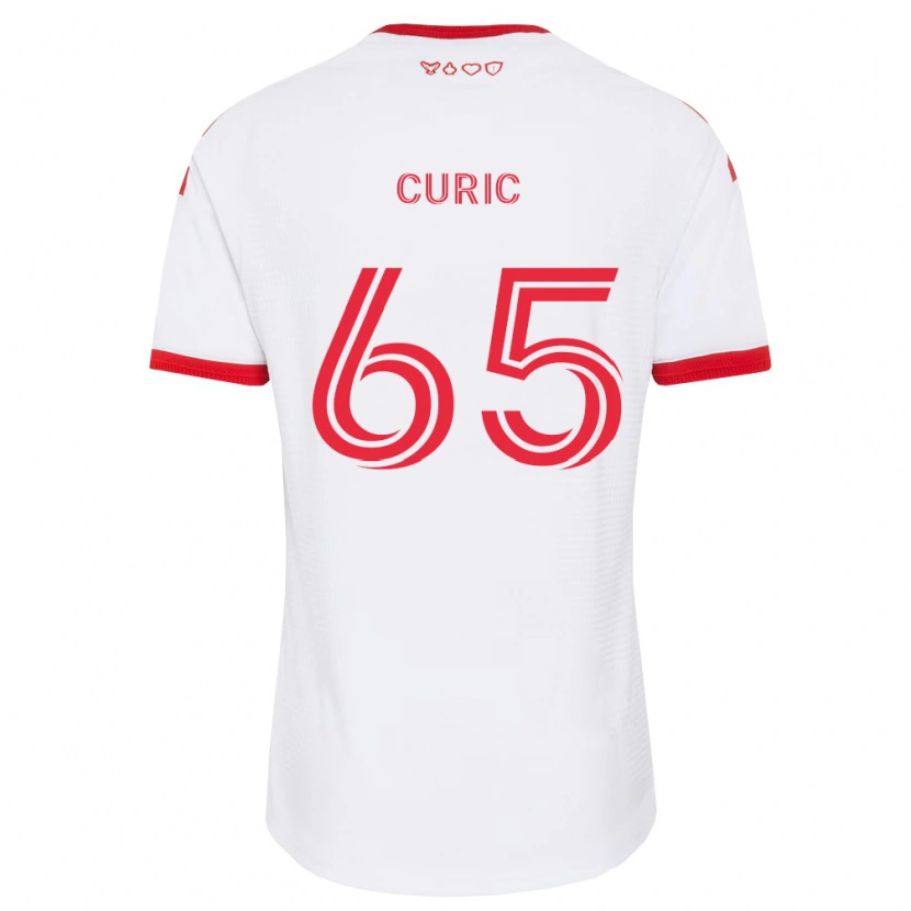 Danxen Damen Antony Curic #65 Weiß Rot Schwarz Auswärtstrikot Trikot 2026/27 T-Shirt Österreich