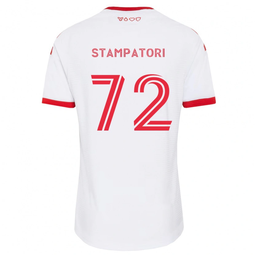 Danxen Damen Daniel Stampatori #72 Weiß Rot Schwarz Auswärtstrikot Trikot 2026/27 T-Shirt Österreich