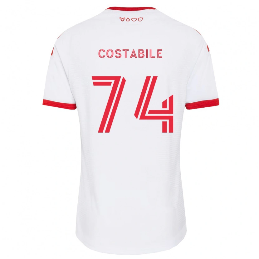 Danxen Damen Luca Costabile #74 Weiß Rot Schwarz Auswärtstrikot Trikot 2026/27 T-Shirt Österreich