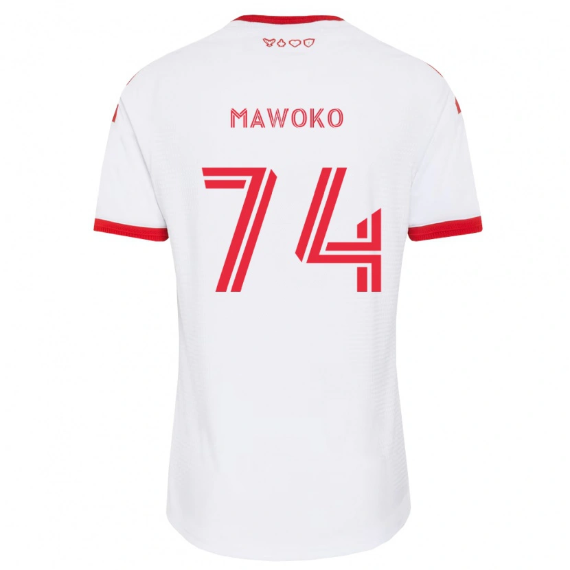 Danxen Damen Kundai Mawoko #74 Weiß Rot Schwarz Auswärtstrikot Trikot 2026/27 T-Shirt Österreich