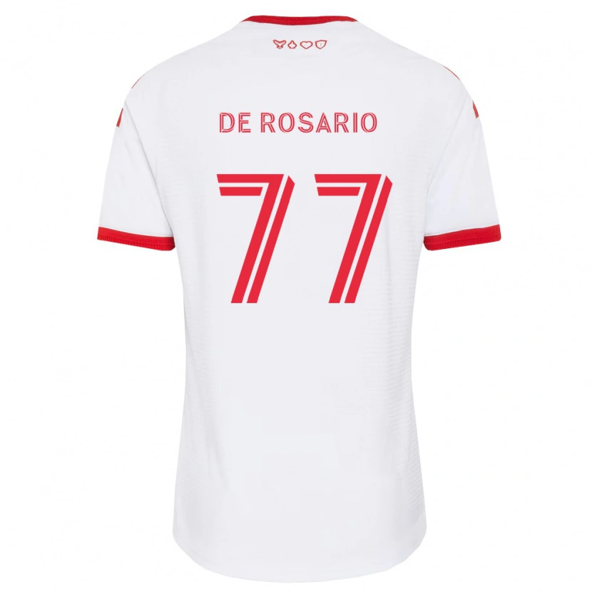 Danxen Damen Adisa De Rosario #77 Weiß Rot Schwarz Auswärtstrikot Trikot 2026/27 T-Shirt Österreich