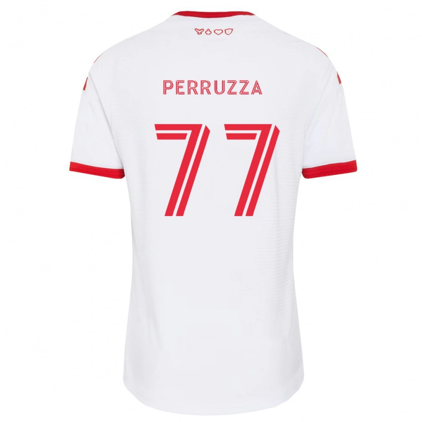 Danxen Damen Jordan Perruzza #77 Weiß Rot Schwarz Auswärtstrikot Trikot 2026/27 T-Shirt Österreich