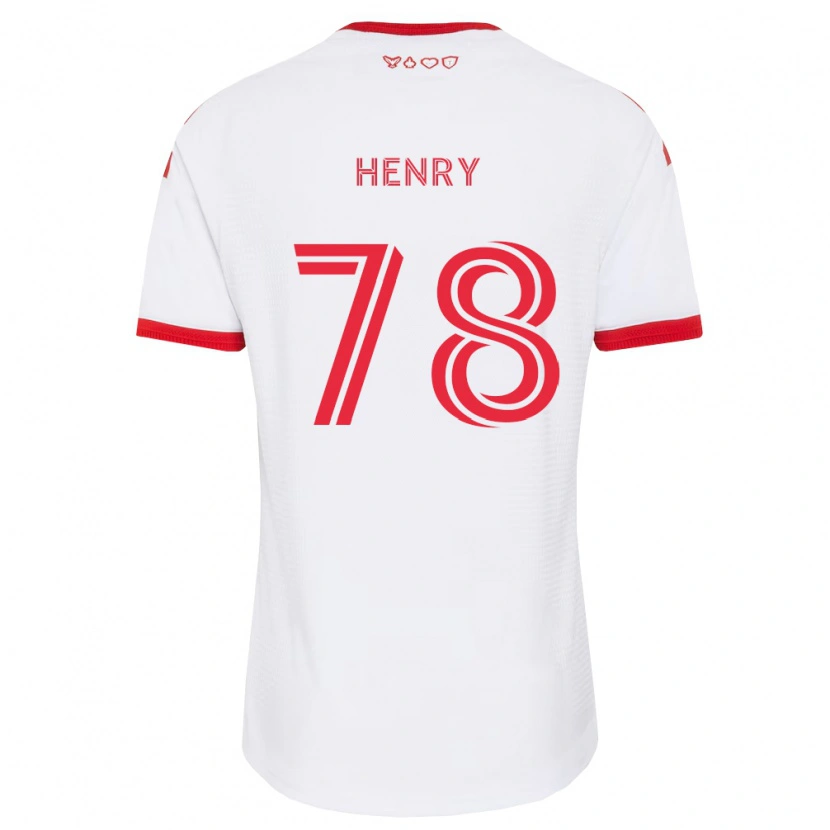 Danxen Damen Malik Henry #78 Weiß Rot Schwarz Auswärtstrikot Trikot 2026/27 T-Shirt Österreich