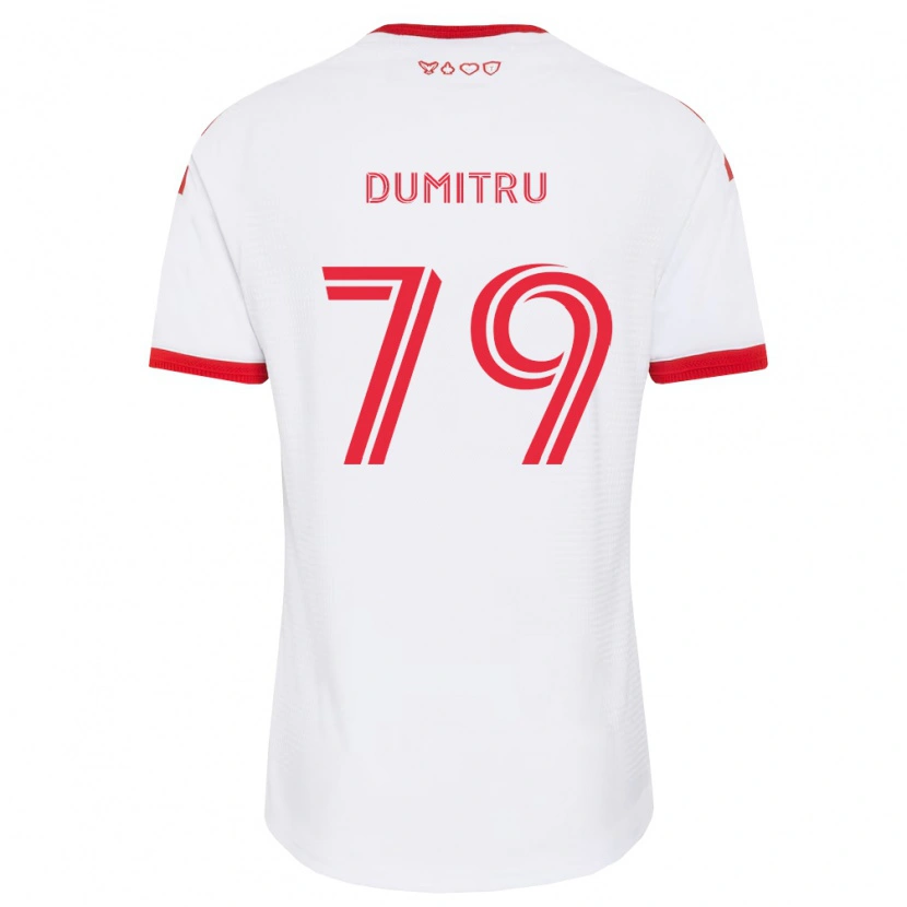 Danxen Damen Andrei Dumitru #79 Weiß Rot Schwarz Auswärtstrikot Trikot 2026/27 T-Shirt Österreich