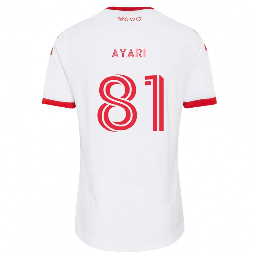 Danxen Damen Hassan Ayari #81 Weiß Rot Schwarz Auswärtstrikot Trikot 2026/27 T-Shirt Österreich