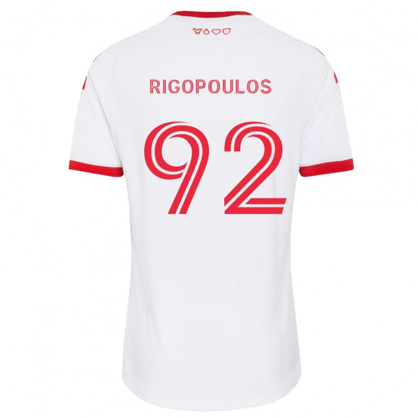 Danxen Damen Theo Rigopoulos #92 Weiß Rot Schwarz Auswärtstrikot Trikot 2026/27 T-Shirt Österreich