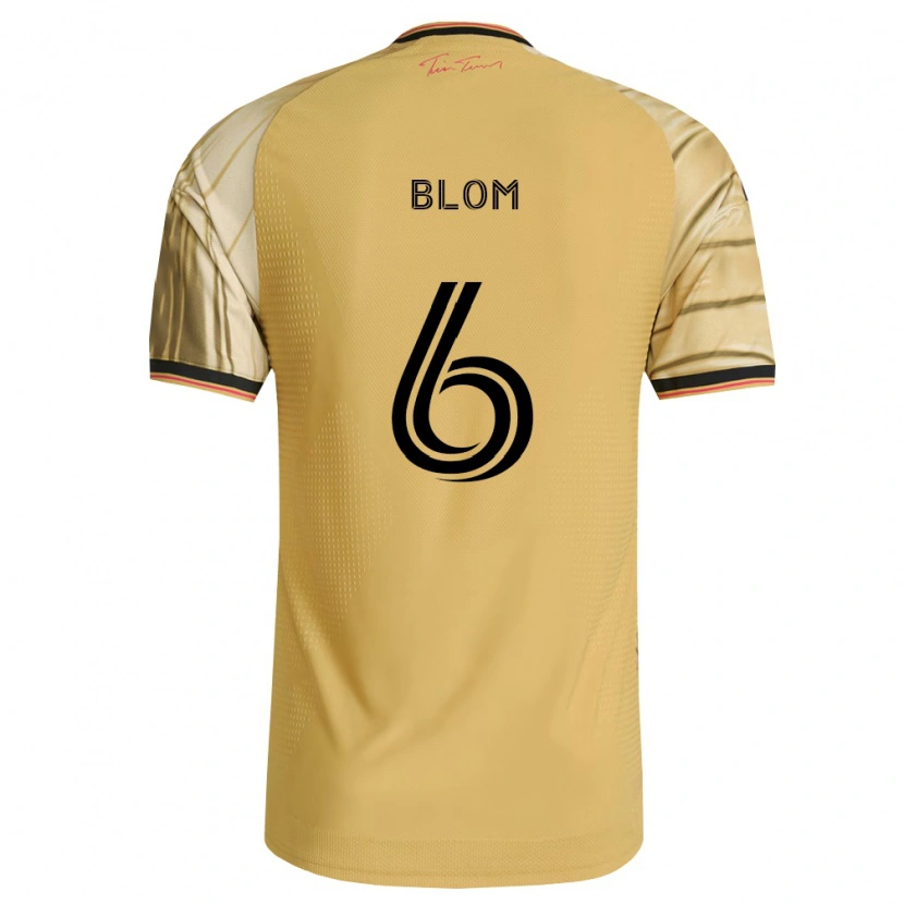 Danxen Damen Njabulo Blom #6 Braun Gelb Schwarz Auswärtstrikot Trikot 2026/27 T-Shirt Österreich