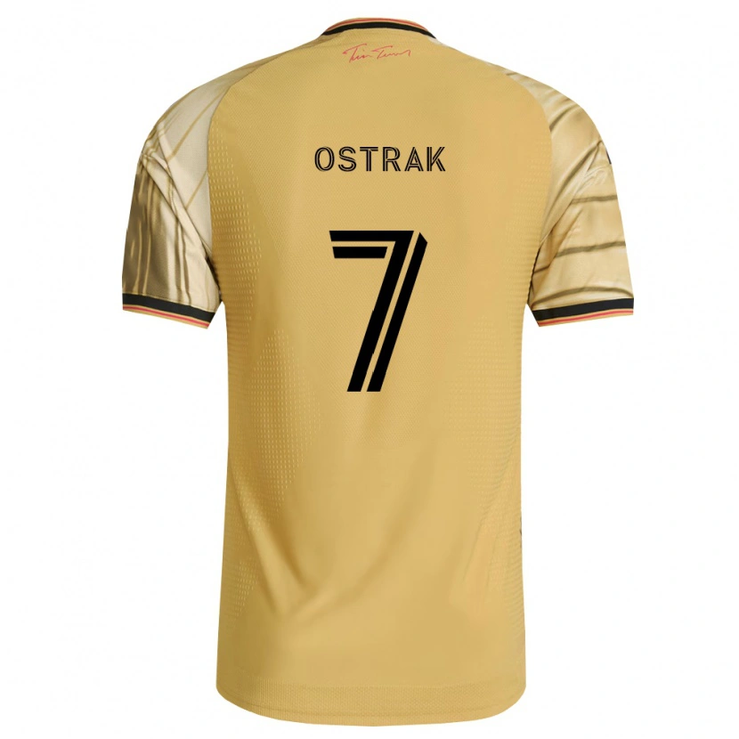 Danxen Damen Tomas Ostrák #7 Braun Gelb Schwarz Auswärtstrikot Trikot 2026/27 T-Shirt Österreich