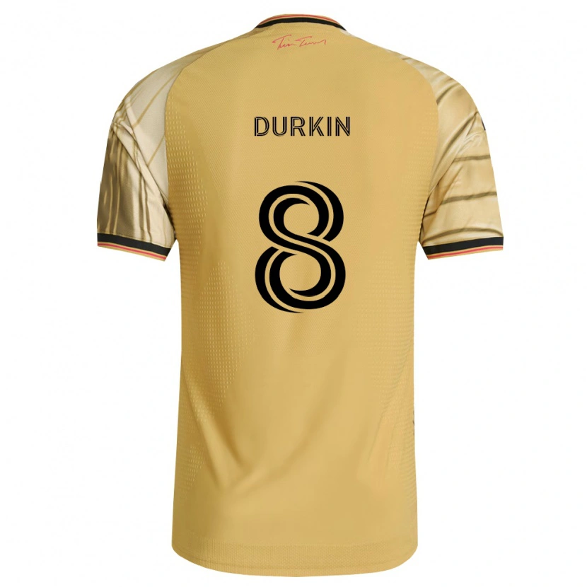 Danxen Damen Chris Durkin #8 Braun Gelb Schwarz Auswärtstrikot Trikot 2026/27 T-Shirt Österreich