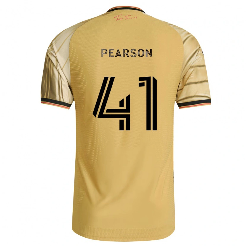 Danxen Damen Christopher Pearson #41 Braun Gelb Schwarz Auswärtstrikot Trikot 2026/27 T-Shirt Österreich