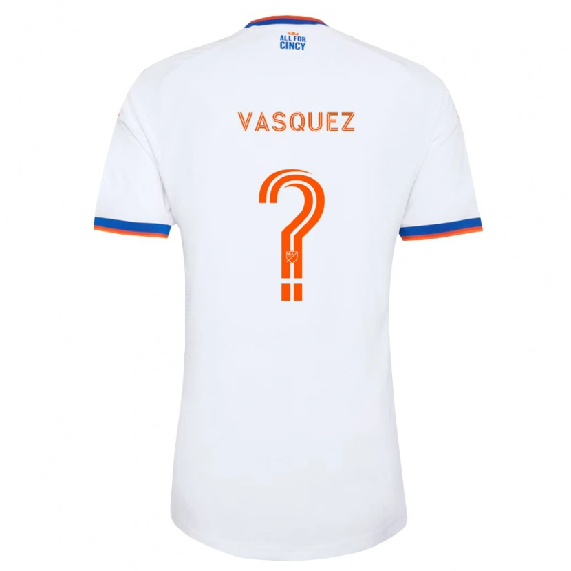 Danxen Damen Bryan Vásquez #0 Weiß Marineblau Orange Auswärtstrikot Trikot 2026/27 T-Shirt Österreich
