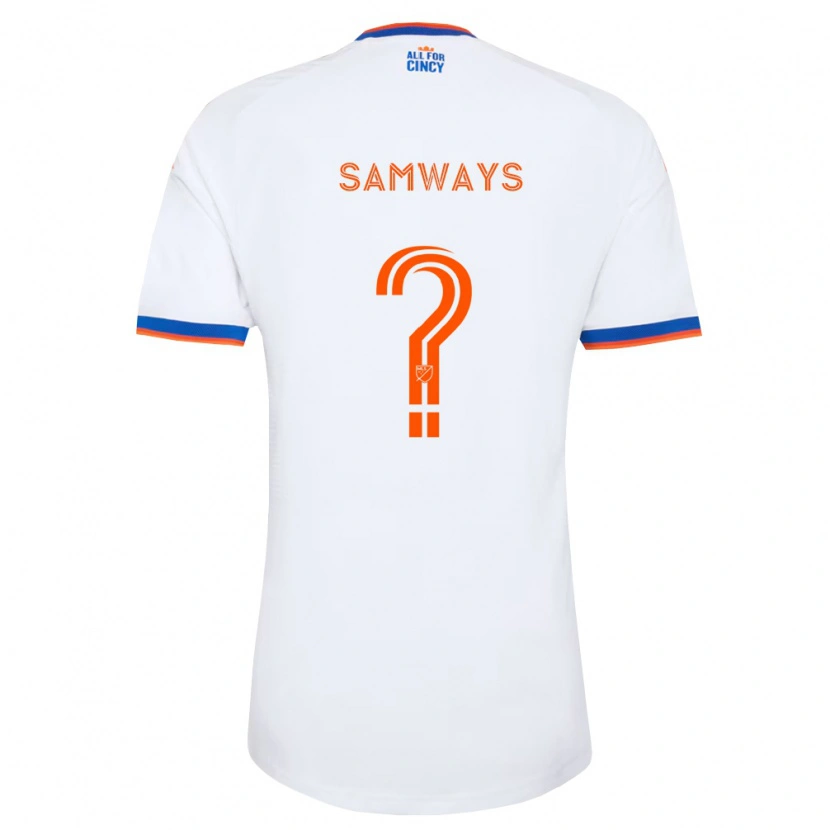 Danxen Damen Nicholas Samways #0 Weiß Marineblau Orange Auswärtstrikot Trikot 2026/27 T-Shirt Österreich