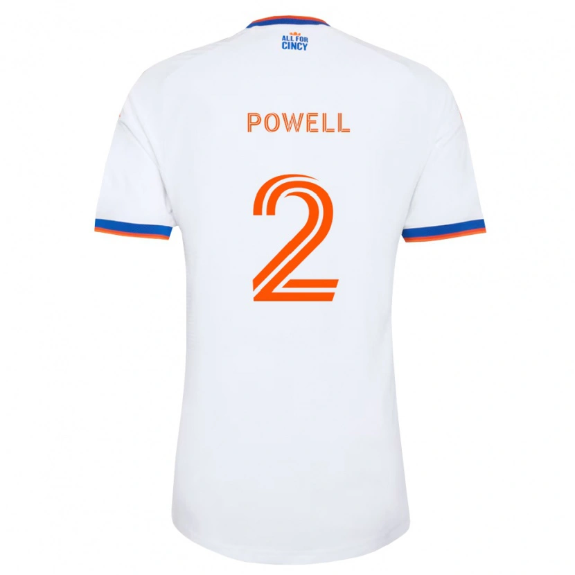 Danxen Damen Alvas Powell #2 Weiß Marineblau Orange Auswärtstrikot Trikot 2026/27 T-Shirt Österreich