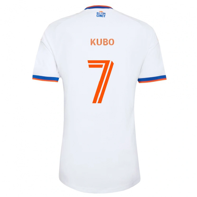 Danxen Damen Yuya Kubo #7 Weiß Marineblau Orange Auswärtstrikot Trikot 2026/27 T-Shirt Österreich