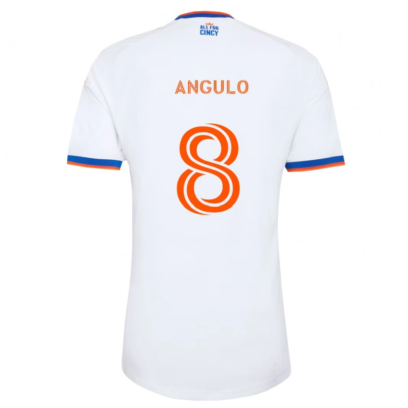 Danxen Damen Marco Angulo #8 Weiß Marineblau Orange Auswärtstrikot Trikot 2026/27 T-Shirt Österreich