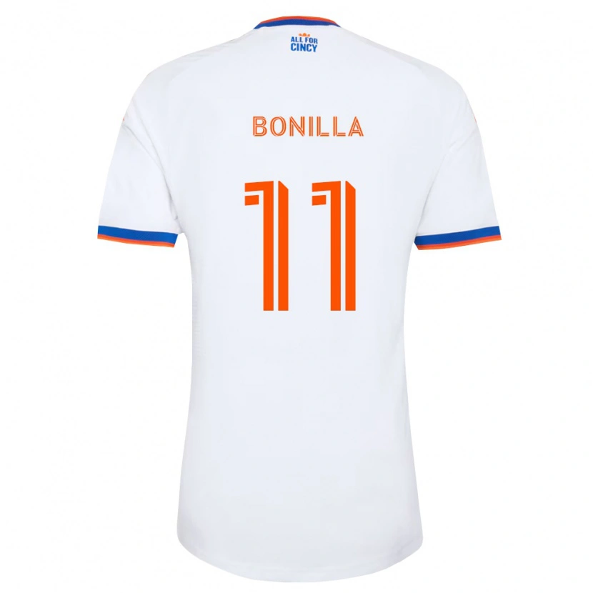 Danxen Damen Jarell Bonilla #11 Weiß Marineblau Orange Auswärtstrikot Trikot 2026/27 T-Shirt Österreich